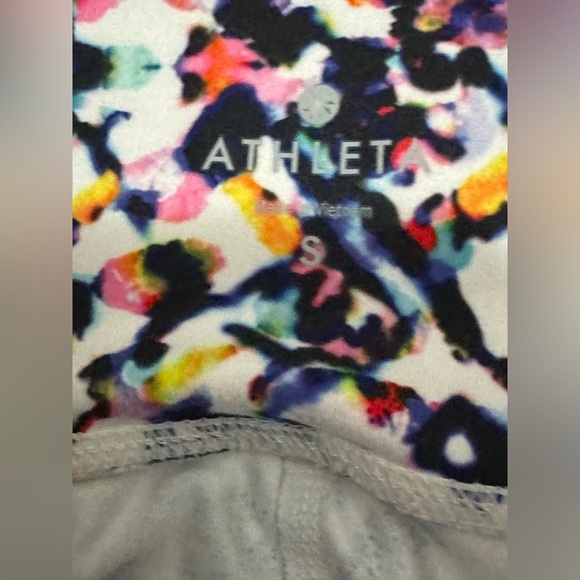 Athleta Watercolor Chaturanga Capri Leggings - Picture 5 of 7